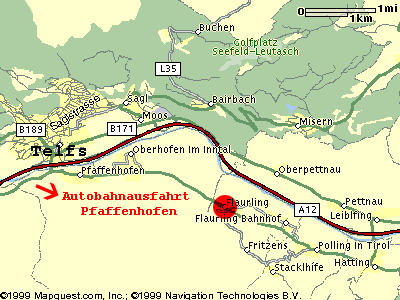 mit Autobahnausfahrt