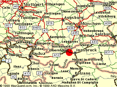 map of tirol